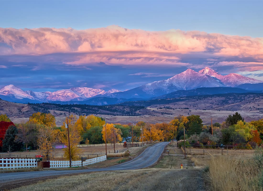 Longmont, CO - Long's Peak Sunrise on a Fall Morning